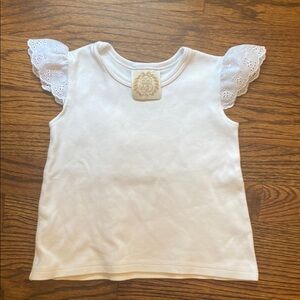 TBBC White Lace Sleeve Kids Top